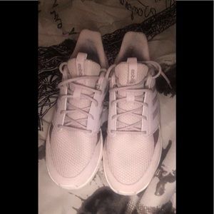 Light pink adidas shoes